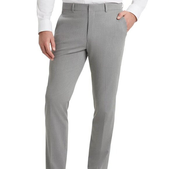 Kenneth Cole Reaction Silver Dress Pants 34x32 - Picture 1 of 6